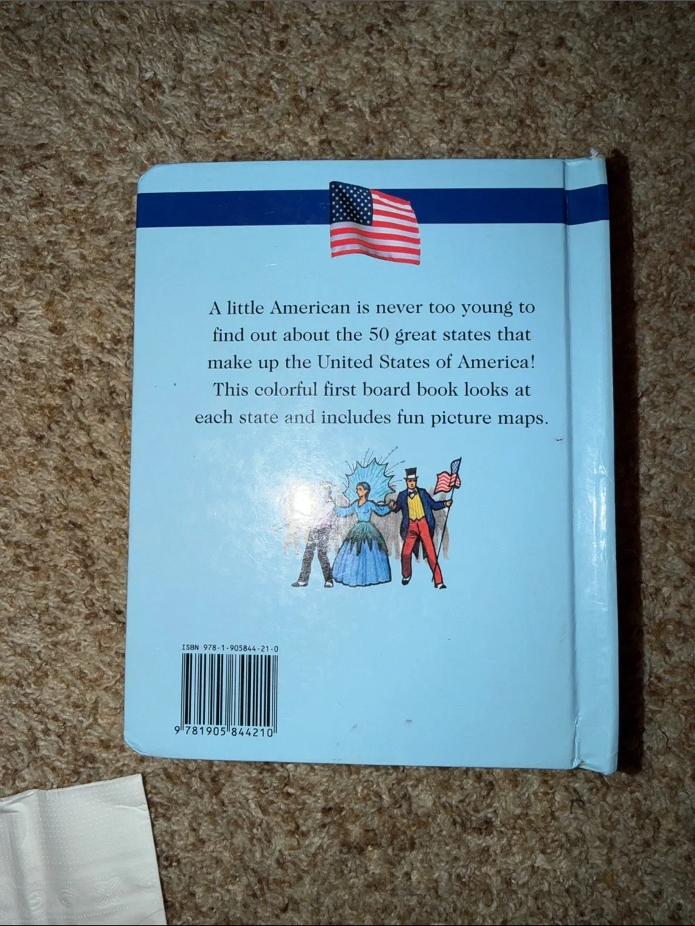 A Little Child's 50 States of America - Board book By Rosanna Hansen